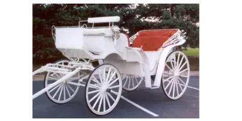 Elegant White Vis-a-Vis